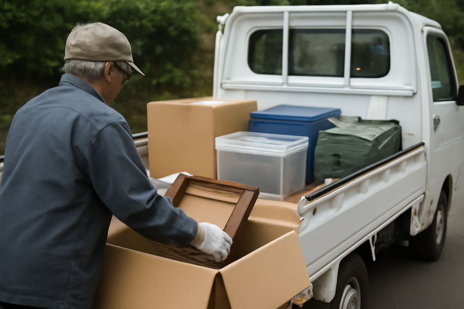 遺品整理で軽トラを使うのは適切?
