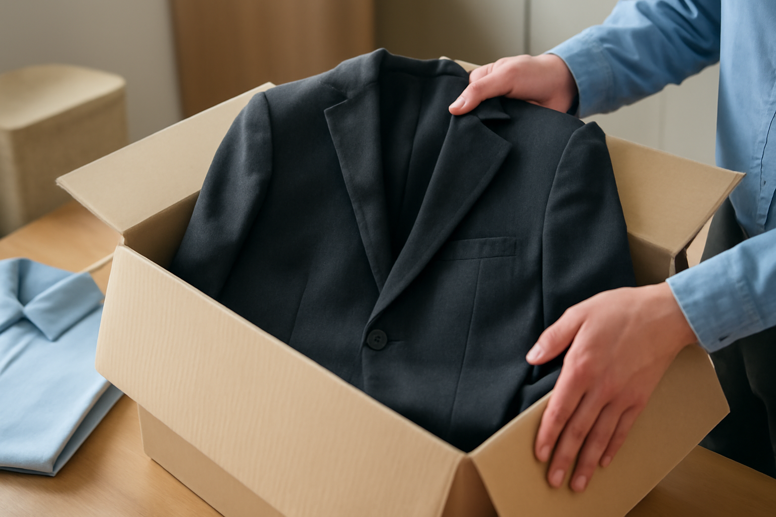 遺品整理でスーツはどうする?