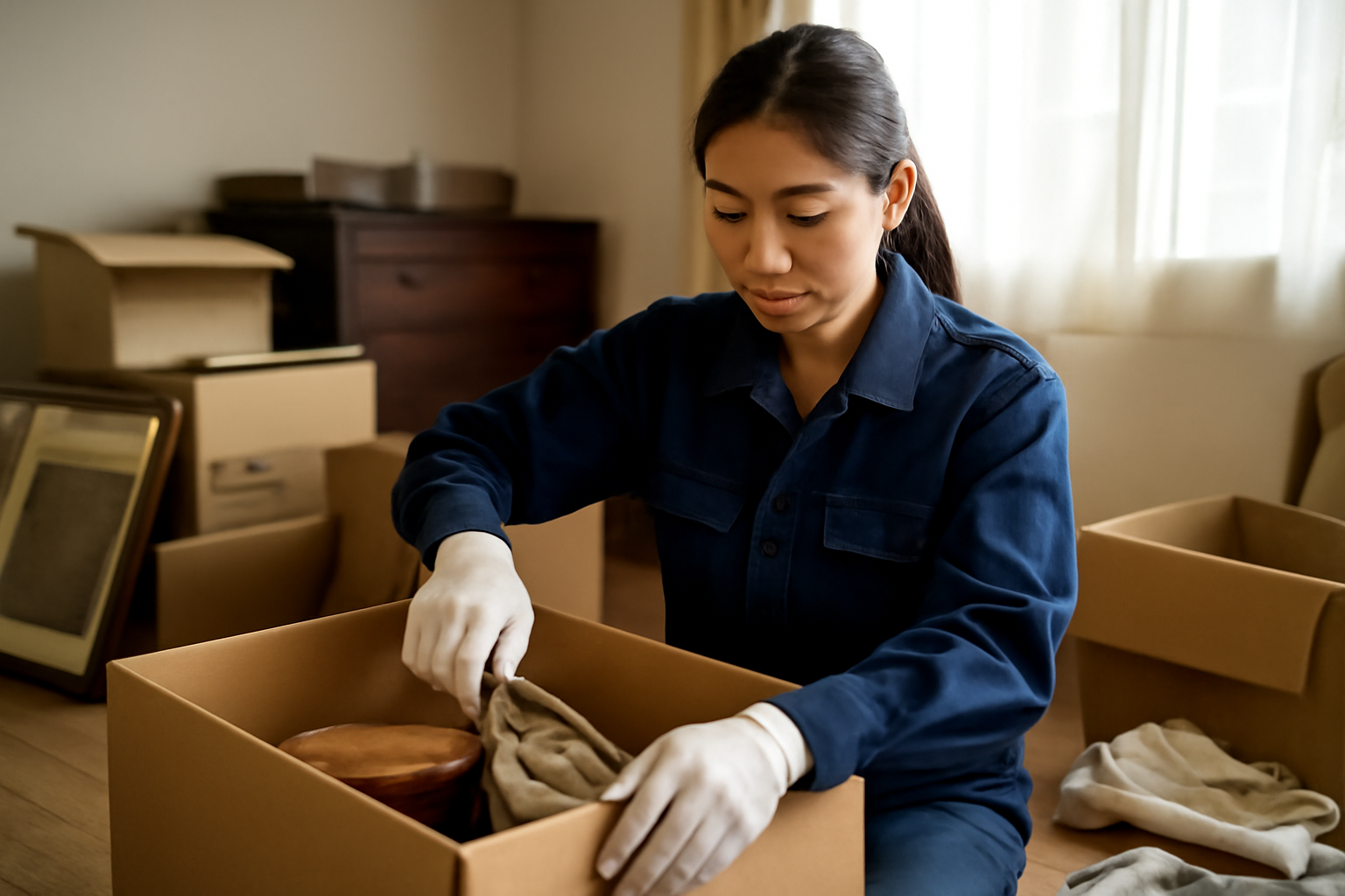 遺品整理バイトの作業の流れ