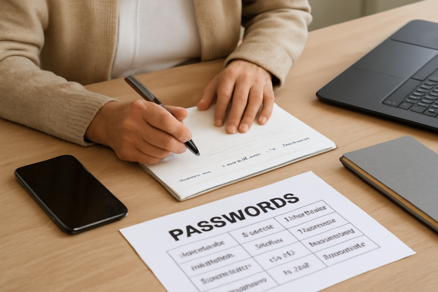 パスワード整理の実践例