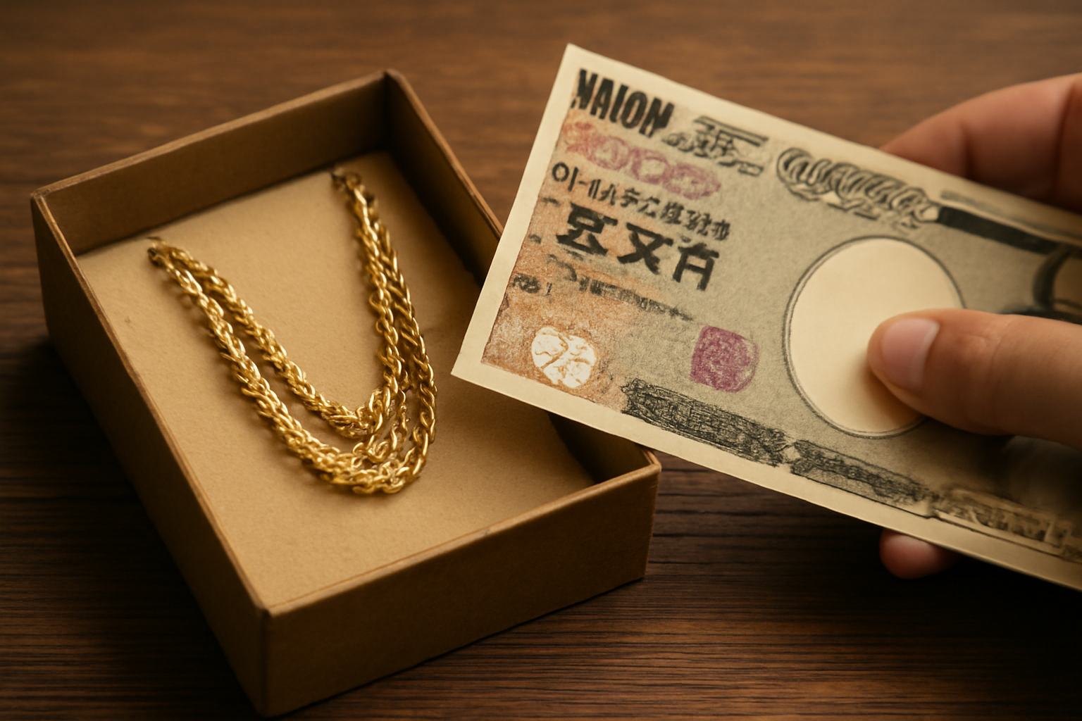 遺品整理で18kを現金化するメリット