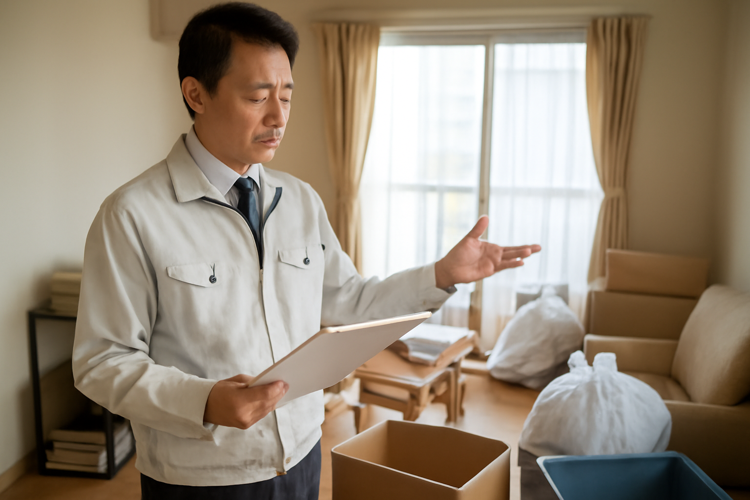 1LDKの遺品整理にかかる費用相場