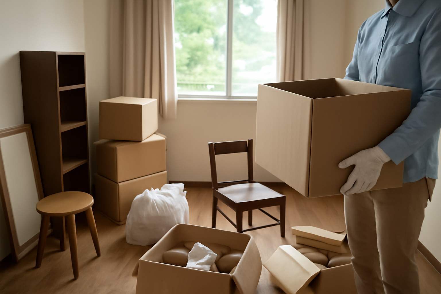 3DK遺品整理の費用と作業日数