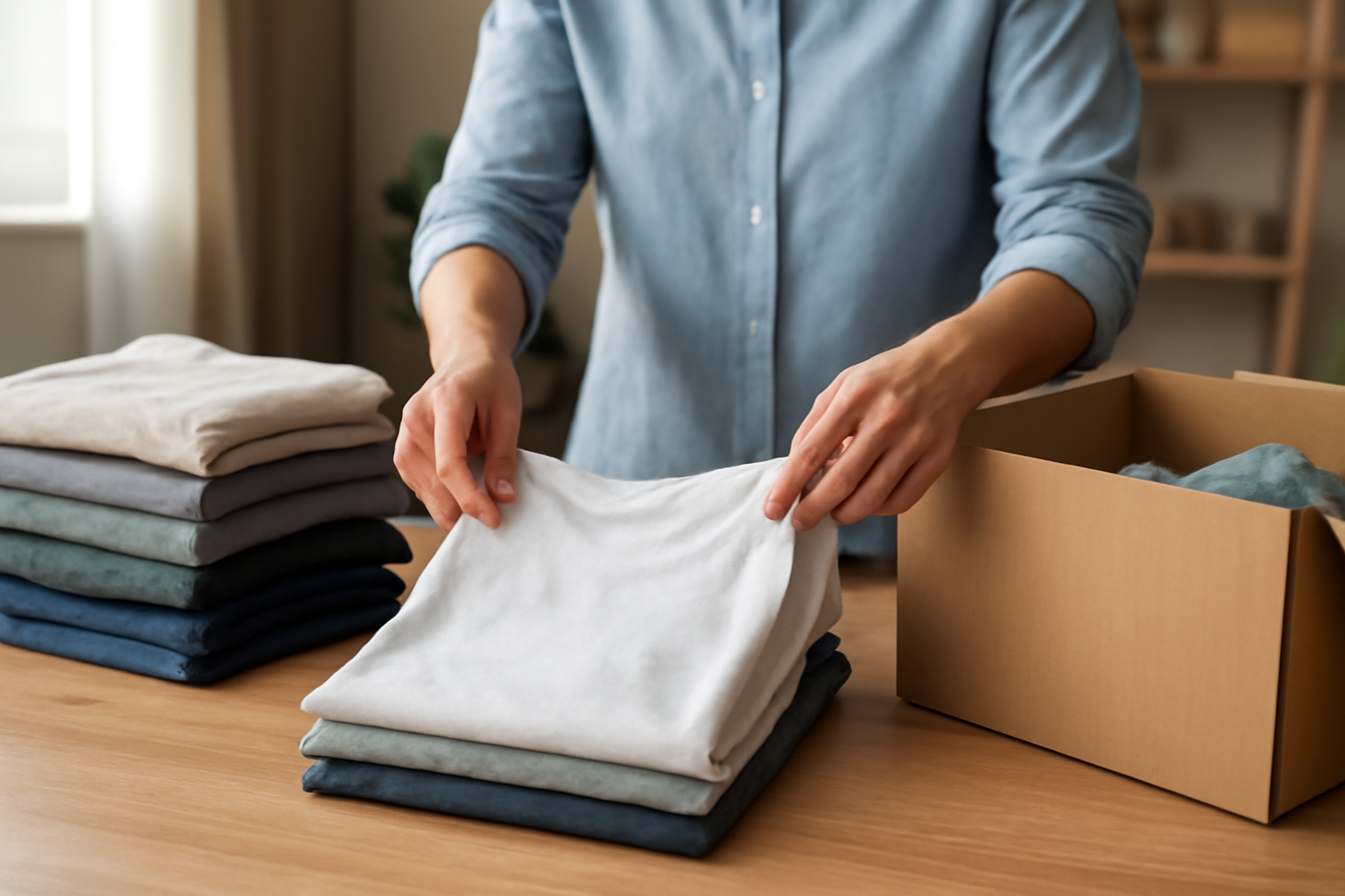 衣類整理の具体的な手順と注意点