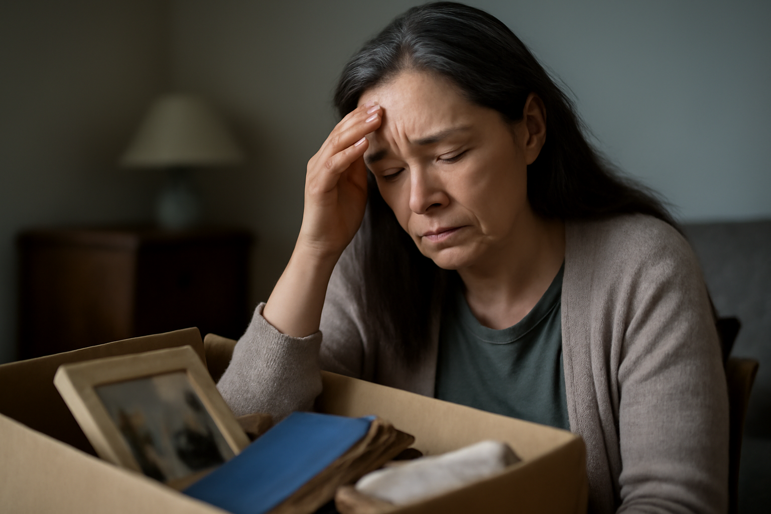 遺品整理がうつ病と関係する理由