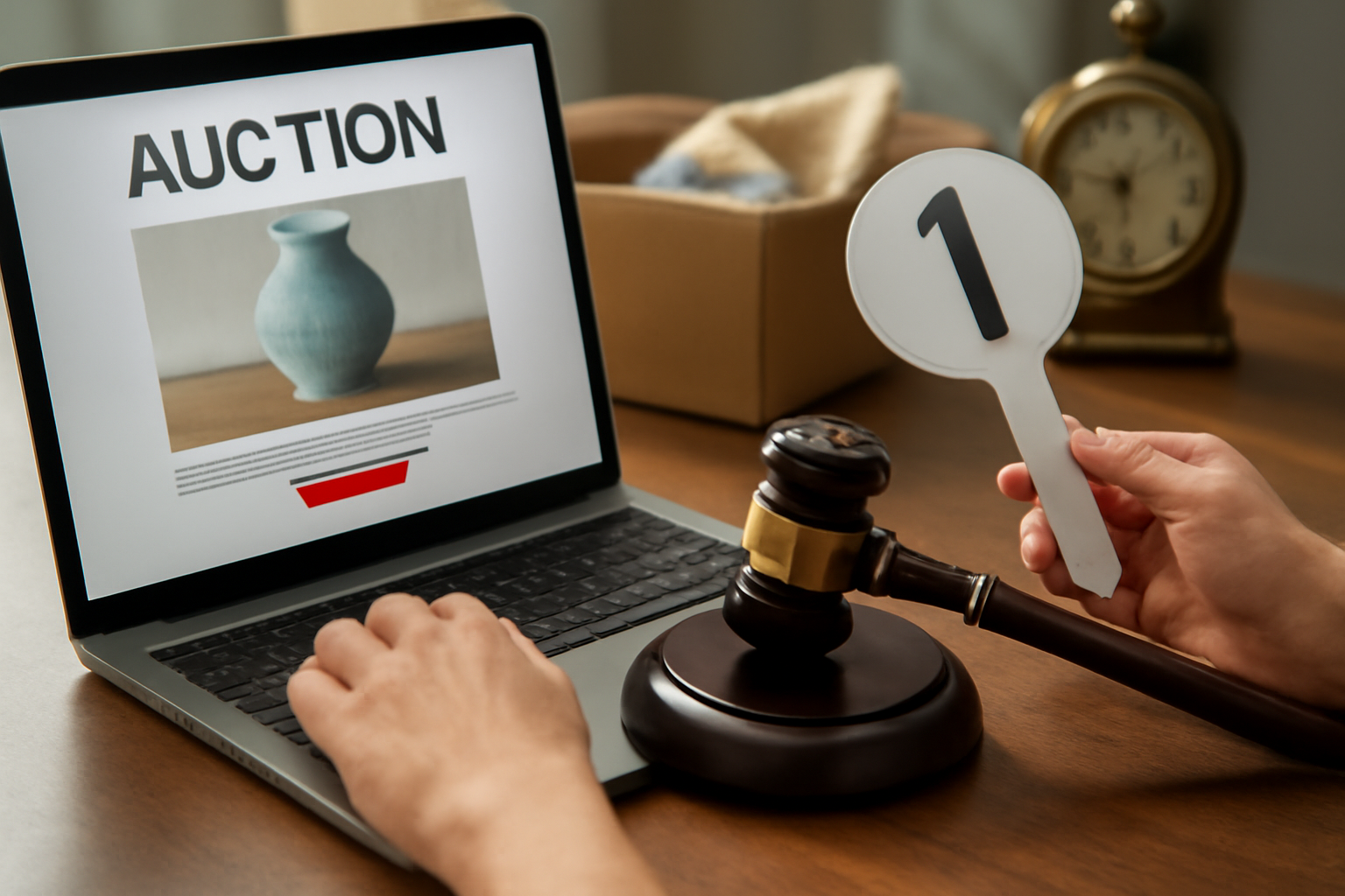 遺品整理でオークションを活用する具体的な方法