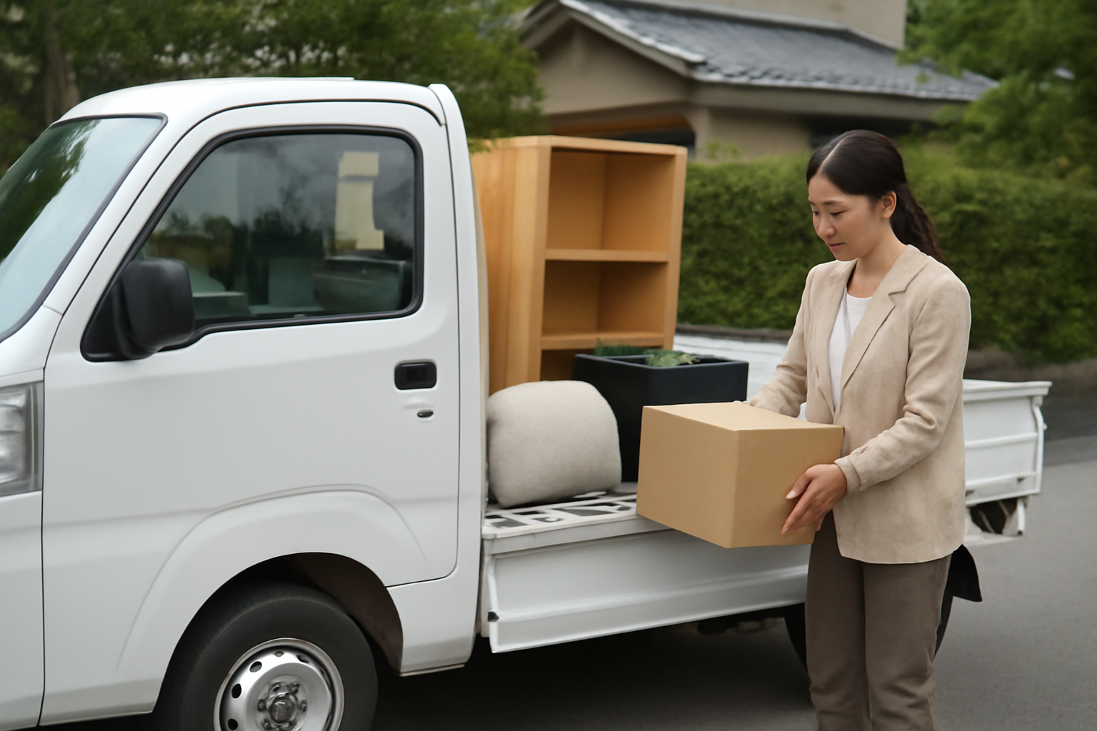 遺品整理で軽トラを使うのは小規模案件に適している